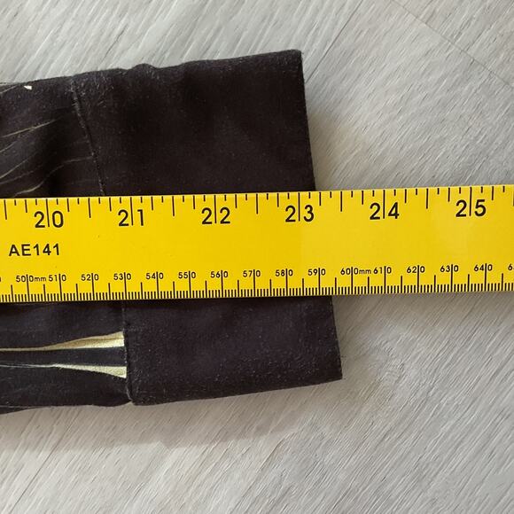 Fantazia Black Weave Button Up Jacket Boho Whimsical Womens M - Picture 11 of 11